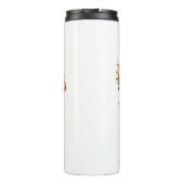 Dankbaar en Dankbaar Naam Monogram | Thermosbeker (Achterkant)