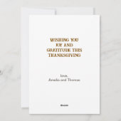 Dankbaar en dankbaar voor de oogst Vincent van Gog Feestdagenkaart (Achterkant)