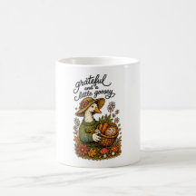Dankbaar en een beetje gansige Thanksgiving-ontwer