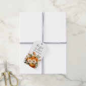 Dankbaar en Erkentelijk Thanksgiving Cadeaulabel (Met Touw)