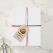 Dankbaar en Erkentelijk Thanksgiving-hangertje Cadeaulabel (Met Touw)