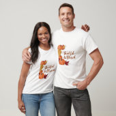 Dankbaar en gezegend: een gezellige Thanksgiving o T-shirt (Unisex)