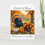 Dankbaar en gezegend | Fijne Thanksgiving Kaart (Voorkant)