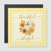 Dankbaar en gezegend pompoen | Herfst Thanksgiving (Voorkant / Achterkant)