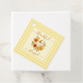 Dankbaar en gezegend pompoen | Herfst Thanksgiving Bedankjes Labels