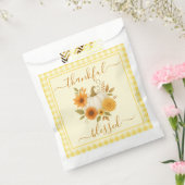 Dankbaar en gezegend pompoen | Herfst Thanksgiving Bedankzakje (Gezegeld)