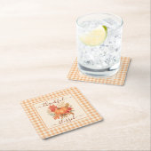 Dankbaar en gezegend pompoen | Herfst Thanksgiving Kartonnen Onderzetters (Insitu)