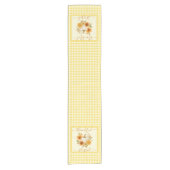 Dankbaar en gezegend pompoen | Herfst Thanksgiving Korte Tafelloper (Voorkant)