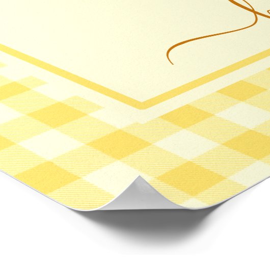 Dankbaar en gezegend pompoen | Herfst Thanksgiving Poster (Hoek)