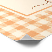 Dankbaar en gezegend pompoen | Herfst Thanksgiving Poster (Hoek)