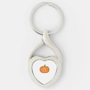 Dankbaar en Gezegend - Pompoen Herfst Thanksgiving Sleutelhanger