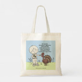 Dankbaar en waarderend tote bag (Achterkant)