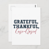 Dankbaar, Erkenlijk, Zaak Afgesloten - Advocaat Th Briefkaart (Voorkant / Achterkant)