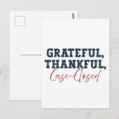 Dankbaar, Erkenning, Zaak Afgesloten - Advocaat Th Briefkaart (Voorkant / Achterkant)