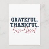 Dankbaar, Erkenning, Zaak Afgesloten - Advocaat Th Briefkaart (Voorkant)