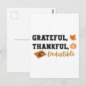 Dankbaar Erkentelijk Eigen Risico - Grappige Accou Briefkaart (Voorkant / Achterkant)