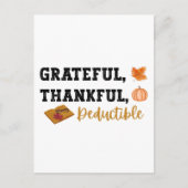 Dankbaar Erkentelijk Eigen Risico - Grappige Accou Briefkaart (Voorkant)