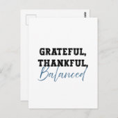 Dankbaar Erkentelijk Evenwichtig - Accountant Cita Briefkaart (Voorkant / Achterkant)