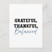 Dankbaar Erkentelijk Evenwichtig - Accountant Cita Briefkaart (Voorkant)