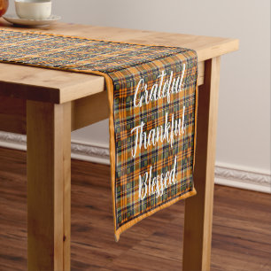 Dankbaar, erkentelijk, gezegend lange tafel runner korte tafelloper