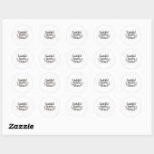 Dankbaar, Erkentelijk, Gezegend Sticker (Vel)