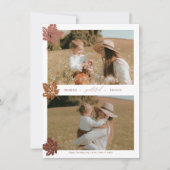 Dankbaar, Erkentelijk, Gezegend Thankgiving foto Feestdagenkaart (Voorkant)