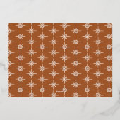 Dankbaar erkentelijk modern minimaal elegant scrip folie feestdagenkaart (Achterkant)