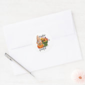 Dankbaar & erkentelijk ronde sticker (Envelop)