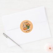 Dankbaar & erkentelijk ronde sticker (Envelop)