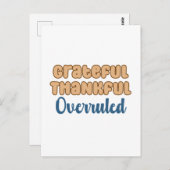 Dankbaar Erkentelijk Verworpen Advocaat Citaat Briefkaart (Voorkant / Achterkant)