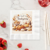 Dankbaar Feestelijk Thanksgiving Papier Servet (Insitu)