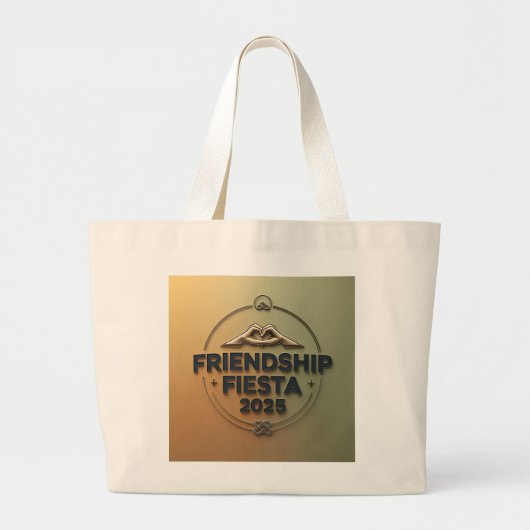 Dankbaar Fiesta Grote Tote Bag (Voorkant)