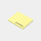 dankbaar gele typografie post-it® notes (Schuin)