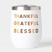 Dankbaar Gelukkig Gezegend - Herfstkleuren Stemloo (Voorkant)