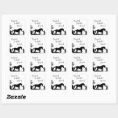 Dankbaar Gelukkig Gezegend Paard Sticker (Vel)
