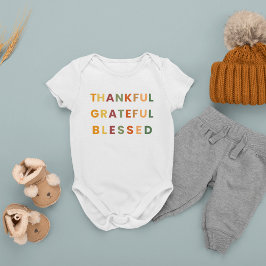 Dankbaar Gelukkig - Herfst Baby Bodysuit
