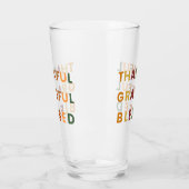 Dankbaar Gelukkig - Herfst Glass Cup Glas (Links)