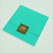 Dankbaar gelukzalig ontwerp met gezegende Thanksgi Vierkante Sticker