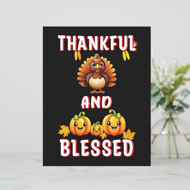 Dankbaar Gezegend 23 Amerikaanse Esdoorn November  (Staand voorkant)