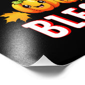 Dankbaar Gezegend 23 US Maple November Thanksgivin Foto Afdruk (Hoek)