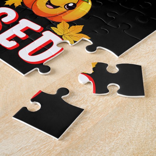 Dankbaar Gezegend 23 US Maple November Thanksgivin Legpuzzel (Zijkant)