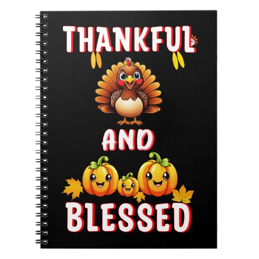 Dankbaar Gezegend 23 US Maple November Thanksgivin Notitieboek (Voorkant)