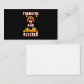 Dankbaar Gezegend 23 US Maple November Thanksgivin Notitiekaartje (Voorkant / Achterkant)