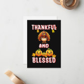 Dankbaar Gezegend 23 US Maple November Thanksgivin Notitiekaartje (Voorkant / Achterkant in situ)