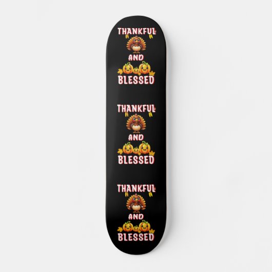 Dankbaar Gezegend 23 US Maple November Thanksgivin Persoonlijk Skateboard (Voorkant)