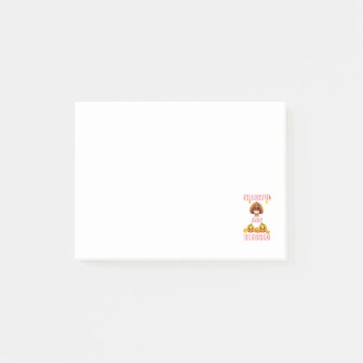 Dankbaar Gezegend 23 US Maple November Thanksgivin Post-it® Notes (Voorkant)