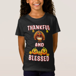 Dankbaar Gezegend 23 US Maple November Thanksgivin T-shirt