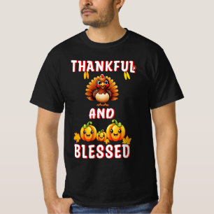 Dankbaar Gezegend 23 US Maple November Thanksgivin T-shirt