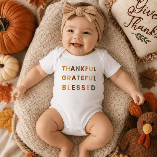 Dankbaar Gezegend – Baby Body Fall Romper