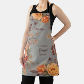 Dankbaar gezegend Bloemrijke Thanksgiving Schort (Insitu)